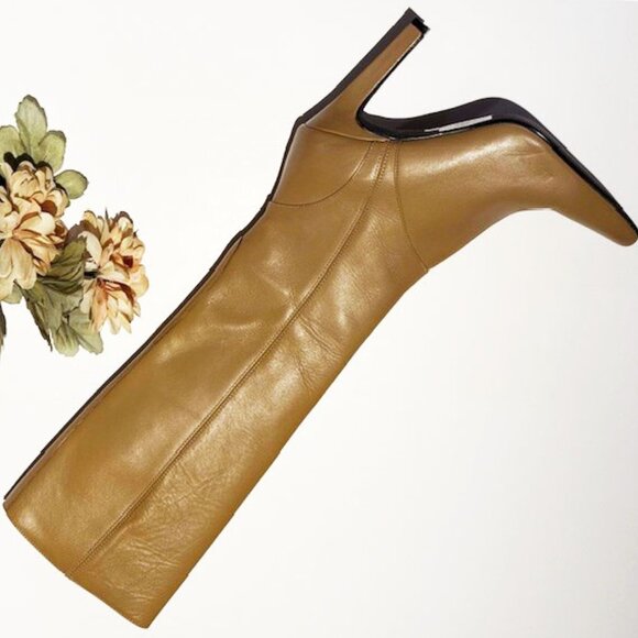 Boots Tan Leather - Picture 2 of 4